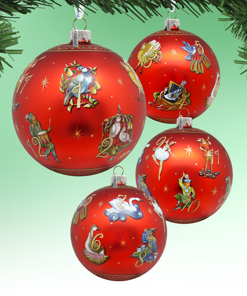 12 Days Of Christmas Glass Le