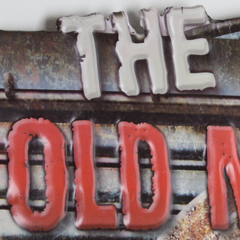 The Old Man''s Garage Embossed Metal Wall Decor Sign for Bar, Garage or Man Cave