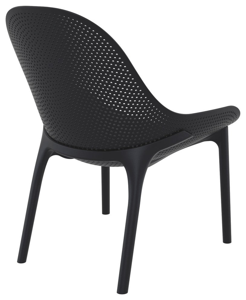 Compamia Sky Lounge Chair, Set of 2, Black