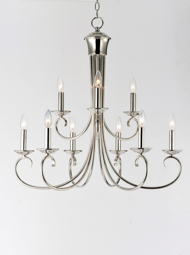 Maxim 70006 Loft 9 Light 30"W Chandelier - Oil Rubbed Bronze