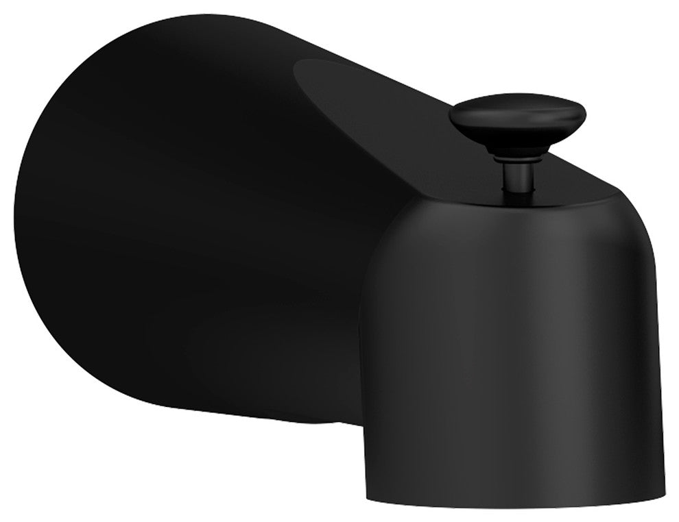 Dia Diverter Tub Spout, Matte Black