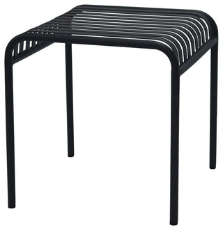 Enid Outdoor Side Table, Black