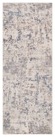 Surya Palazzo PZL-2301 3'3"x8' Rug, Navy/Denim/Pale Blue/Taupe/Cream/White/Blush