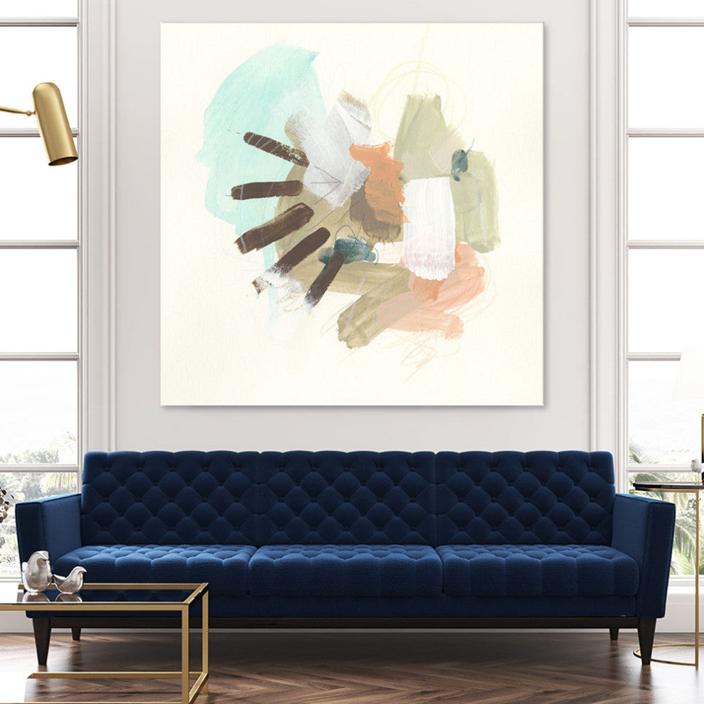 "Key Note Shuffle III" Fine Art Giant Canvas Print, 54"x54"