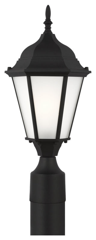 Bakersville 1-Light Outdoor Post Lantern, Black