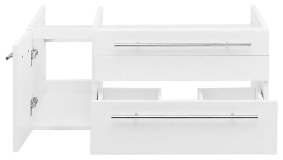 Fresca FCB6136-UNS-R Lucera 36" Single Wall Mounted Vanity - Royal Blue