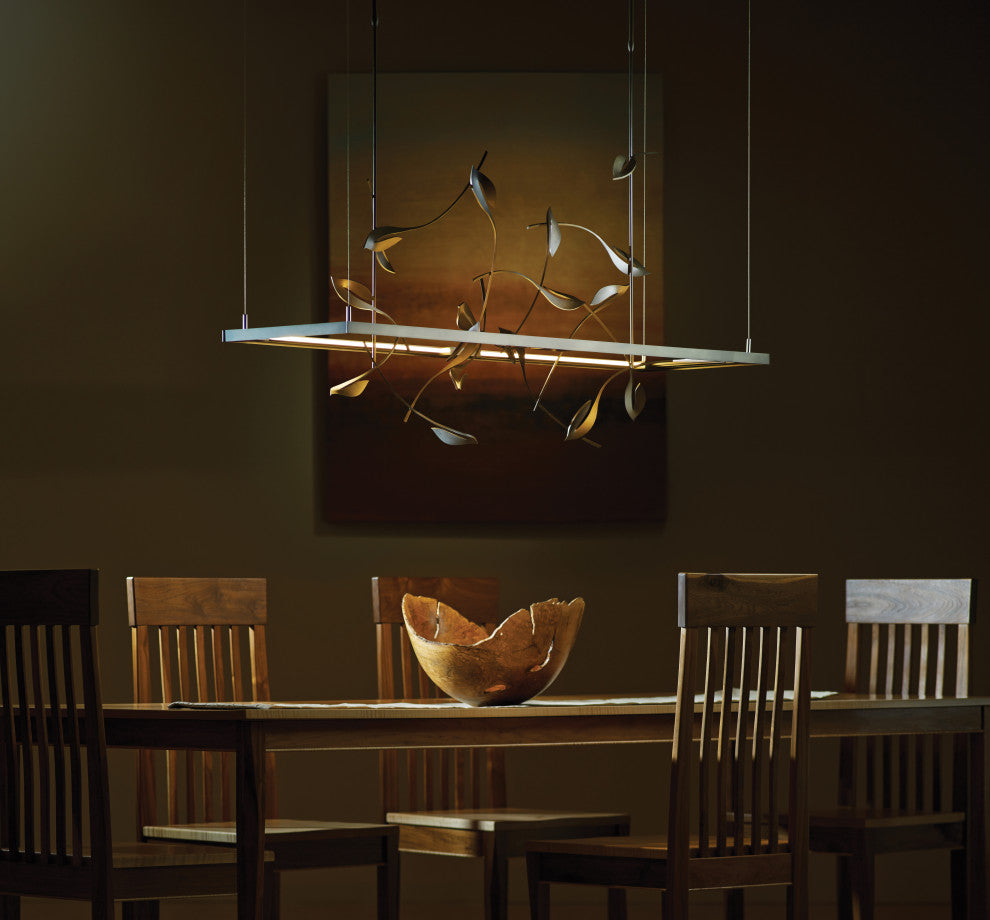Autumn LED Pendant, Dark Smoke Finish, Standard Overall Height
