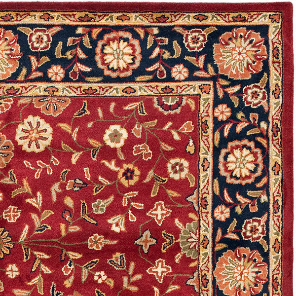 Safavieh Heritage Hg966A Red, Navy Area Rug, 2'3" X 8'0"
