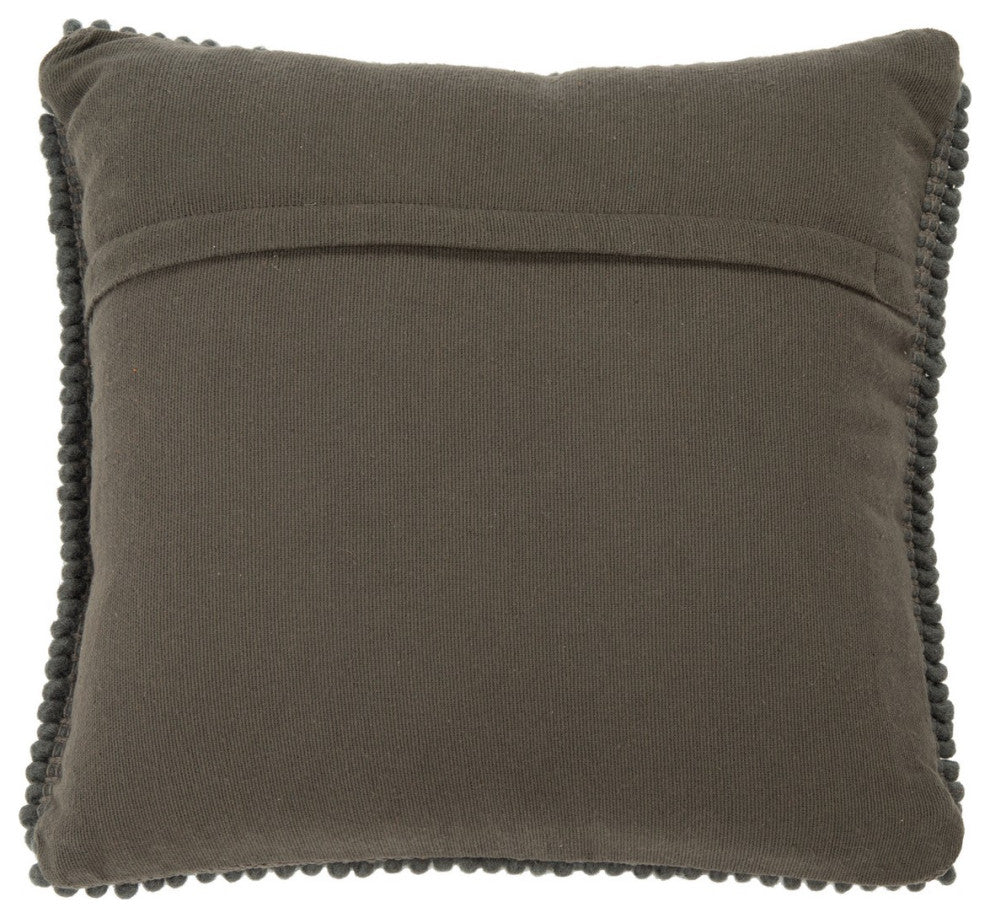 Safavieh Darvey Pillow Charcoal 20" X 20"
