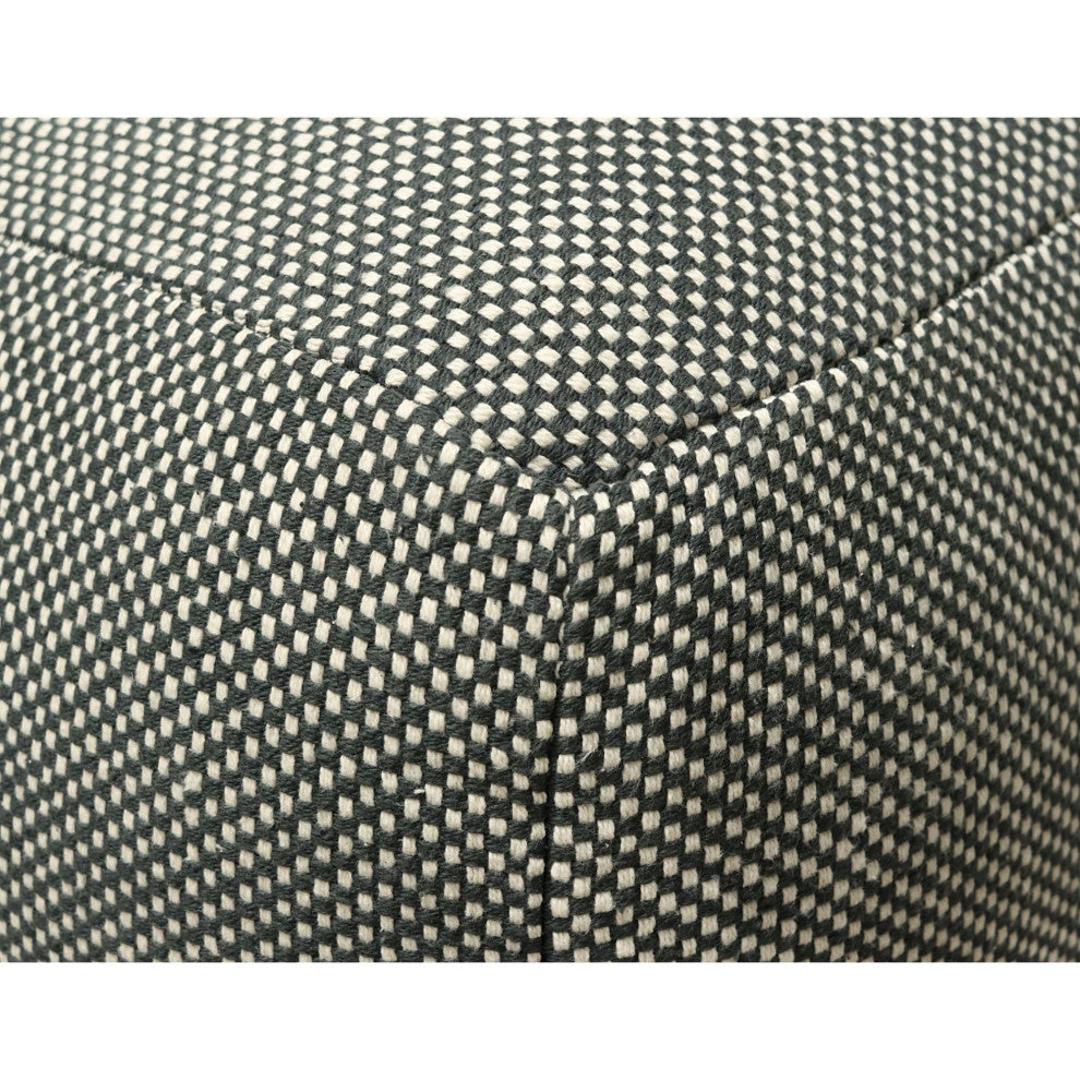 Natural Hand-woven Clayton Pouf, 18" Cube