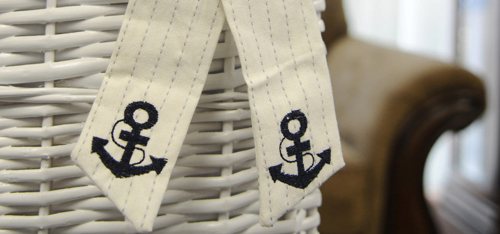 Anne Home, Set Of 5 Rectangular Willow Baskets