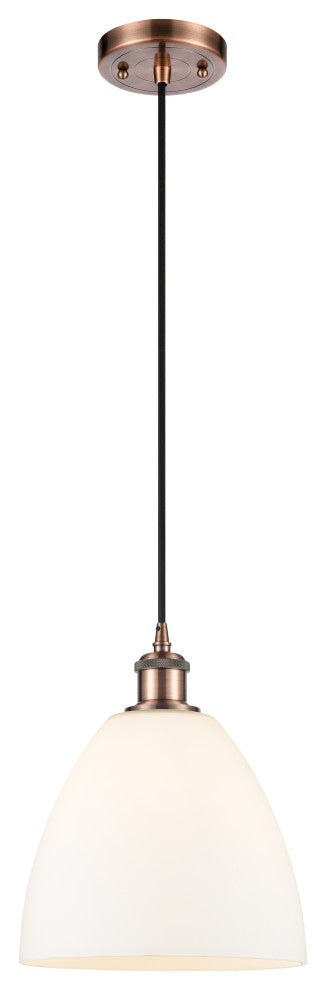 Innovations 516-1P-AC-GBD-91-LED 1 Light Mini Pendant, Antique Copper