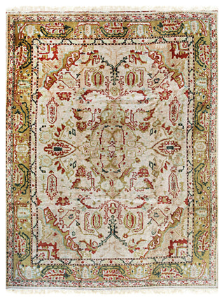 Beige Traditional All Over Oushak Area Rug