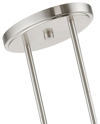 Willow 4 Light Brushed Nickel Linear Chandelier