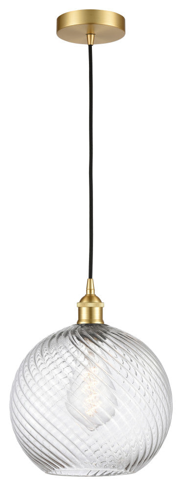 Innovations 616-1P-SG-G1214-10-LED 1-Light Mini Pendant, Satin Gold