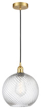 Innovations 616-1P-SG-G1214-10-LED 1-Light Mini Pendant, Satin Gold