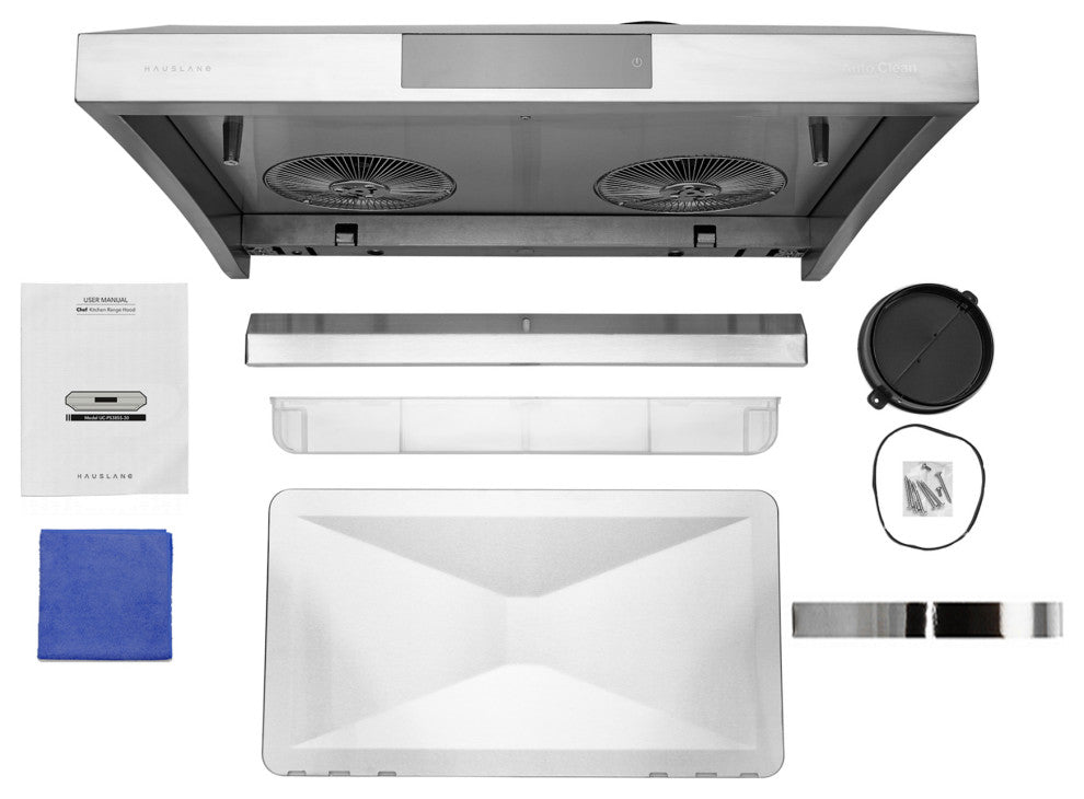 Hauslane | Chef Series Range Hood PS38 30" Under Cabinet Kitchen Extractor