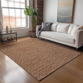 Addison Premium Washable Mayfield AMF138 Red 8' x 10' Rug