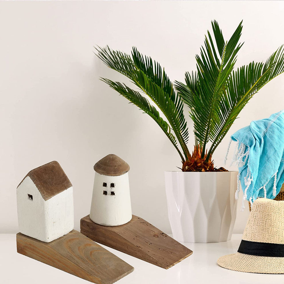 2 Piece Lighthouse Door Stops