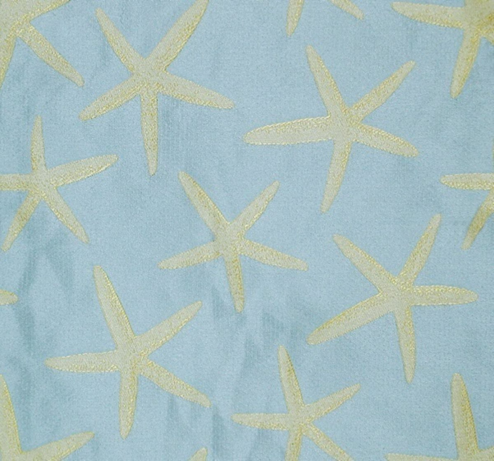 Blue Starfish Fabric Sea Star Upholstery Pastel, Standard Cut