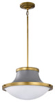 Lafayette 1 Light Pendant, 18"