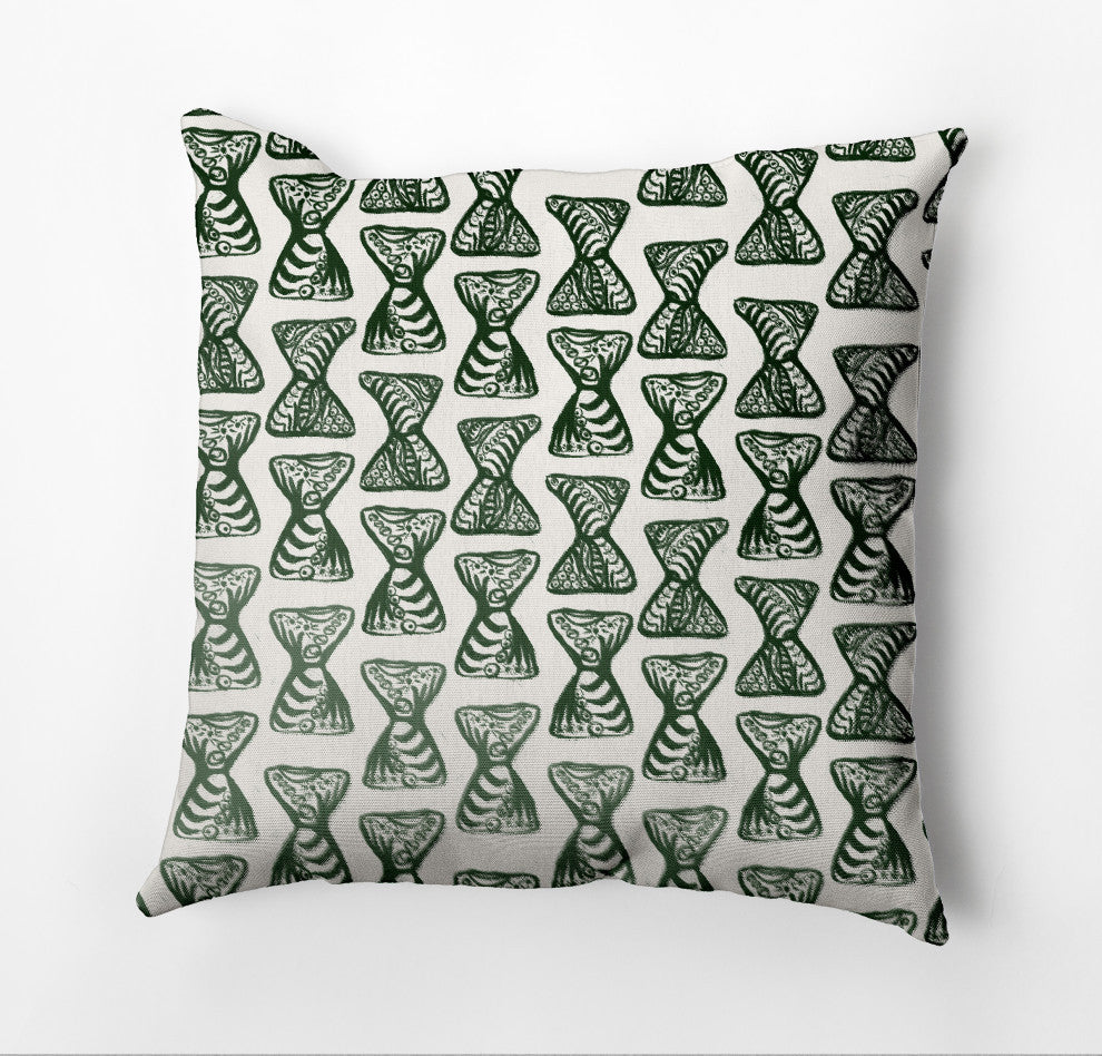 Ombre Bongo Outdoor Pillow, Green, 14"x20"
