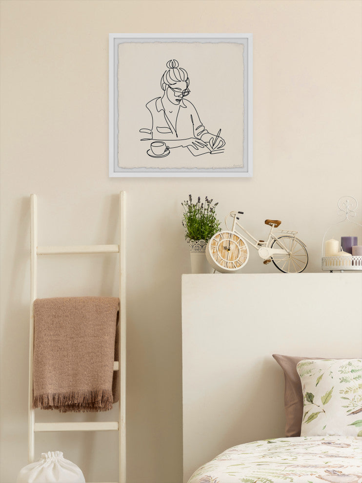 "The Doctor Is In" Framed Painting Print, 12x12
