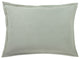 Hera Washed Linen Tailored Pillow Sham, Sage, King