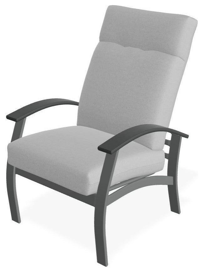 Belle Isle Cushion Outdoor Armchair, Dazzle/Graphite