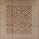 Ahgly Company Indoor Square Mid-Century Modern Area Rugs, 7' Square