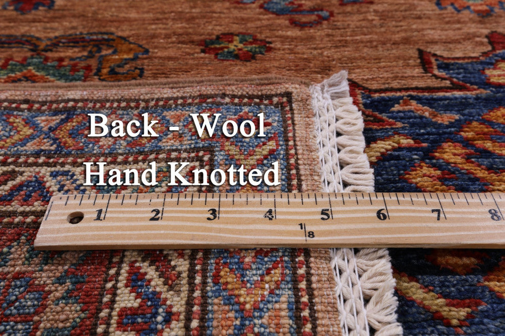 4' 3" X 5' 9" Super Kazak Handmade Wool Rug - Q12976