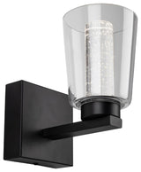 Dalton - 1-Light Bathroom Sconce - Black