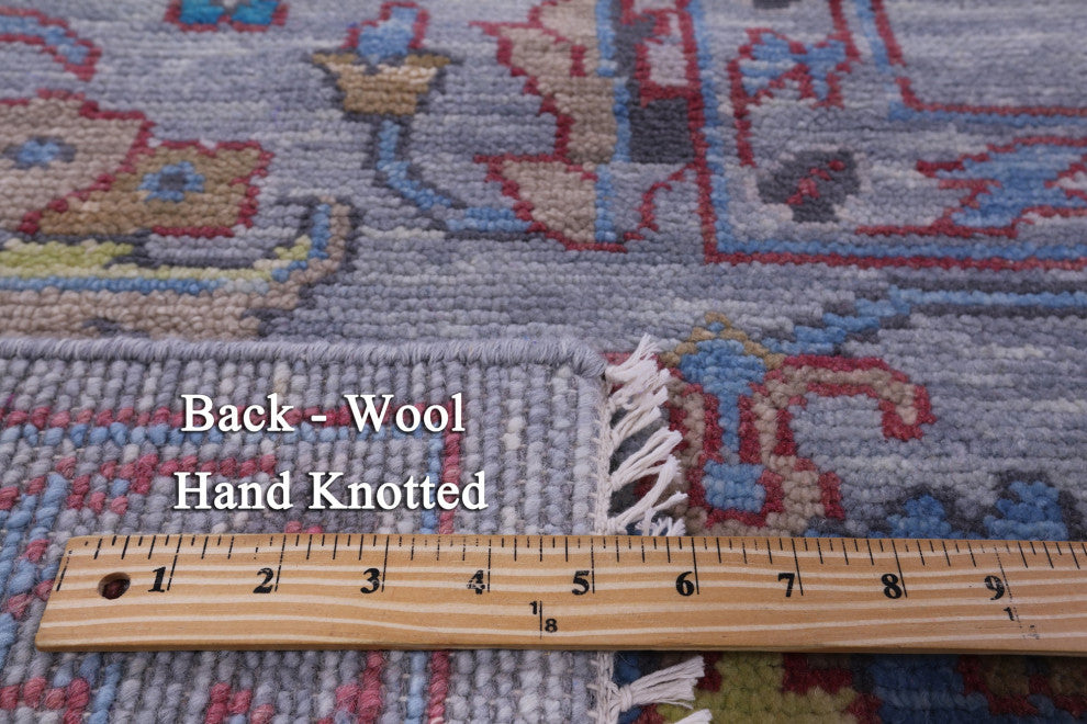 9' 2" X 12' 2" Turkish Oushak Hand-Knotted Wool Rug - Q15836