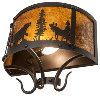 13.5 Wide Wildlife at Pine Lake Wall Sconce