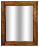 Herringbone Stained Vanity Mirror, Provincial, 30"x36", Vertical