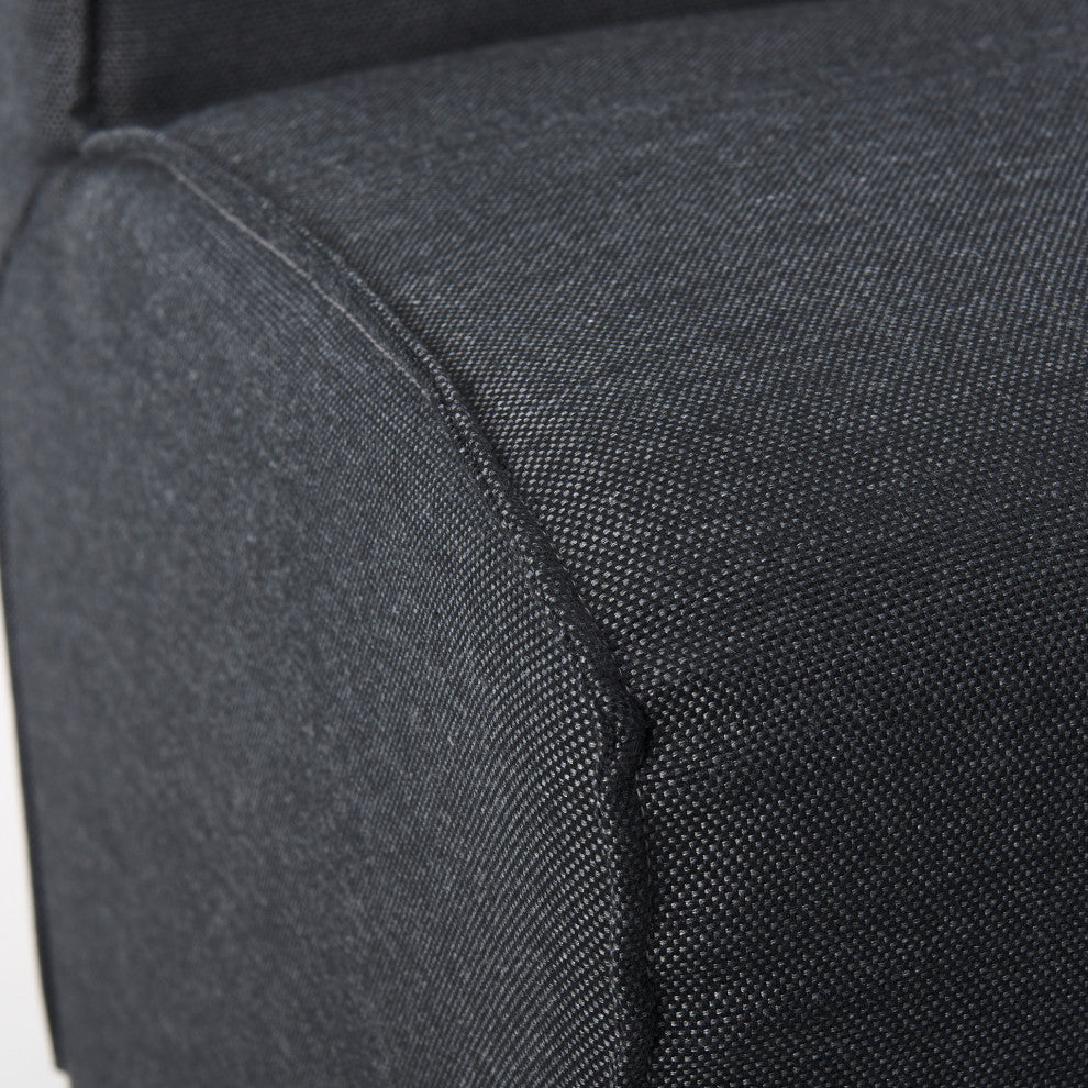 Damon Fully Upholstered Dining Chair, Set of 2, Gray