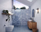78"x42" Frameless Shower Door Single Fixed Panel, Oil Rubbed Bronze