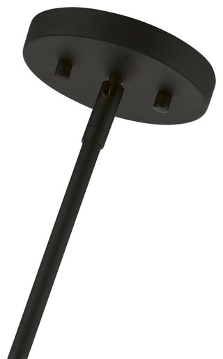 Elmhurst 5 Light Black Large Drum Pendant