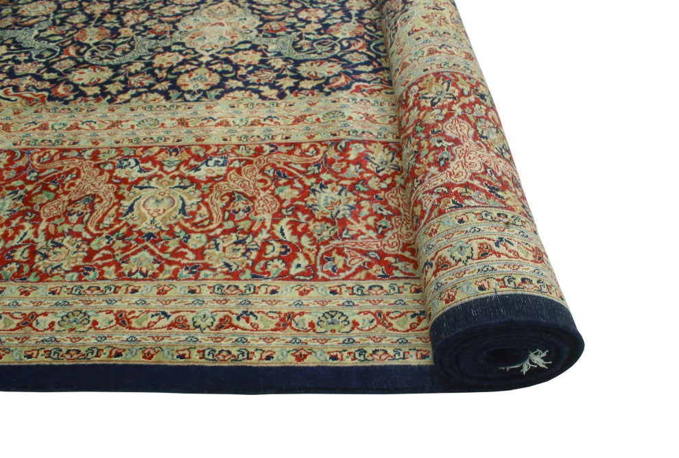 Heirloom Ravi Navy/Red Rug, 8'11x12'0