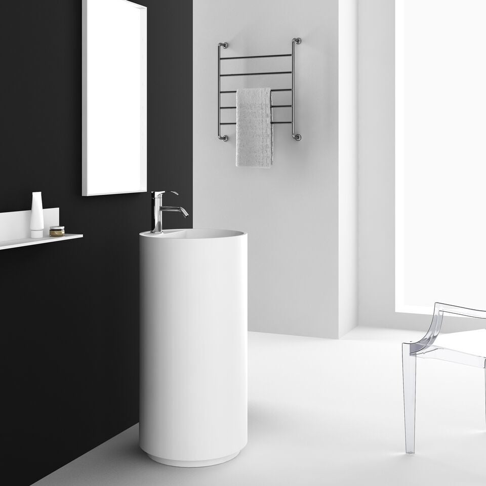 Fine Fixtures Crestview Pedestal, Pure White