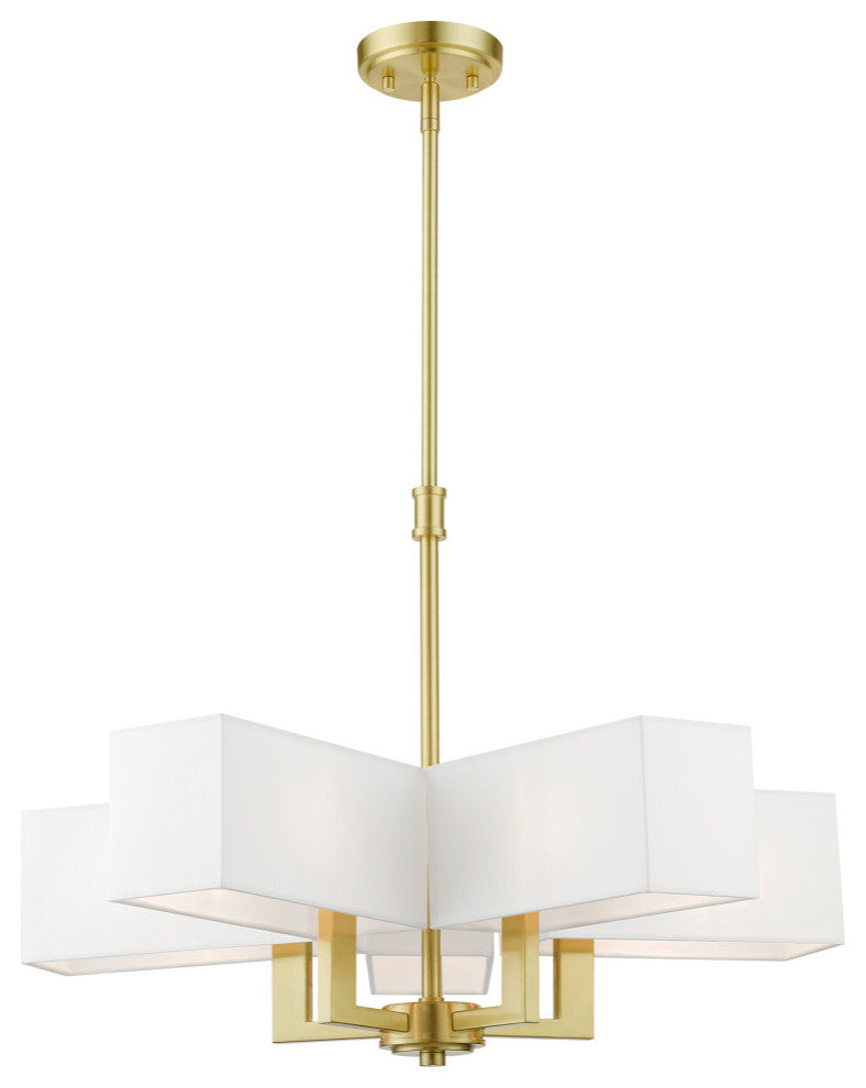 Rubix 5 Light Black Chandelier