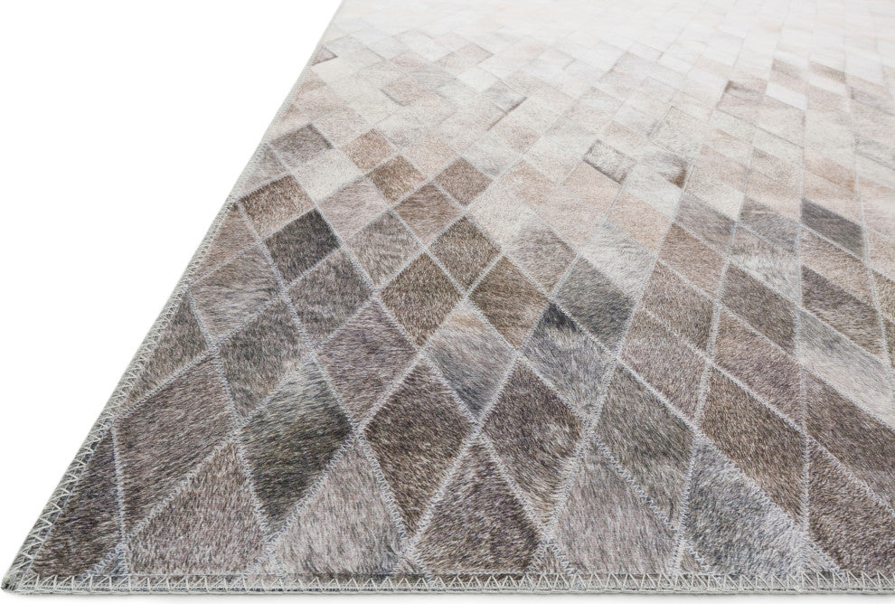 Printed Maddox Area Rug by Loloi II, Sand and Taupe, Sand/Taupe, 5'x7'6"