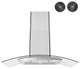 Streamline 36" Gasperi Convertible Wall Mount Range Hood, Stainless Steel
