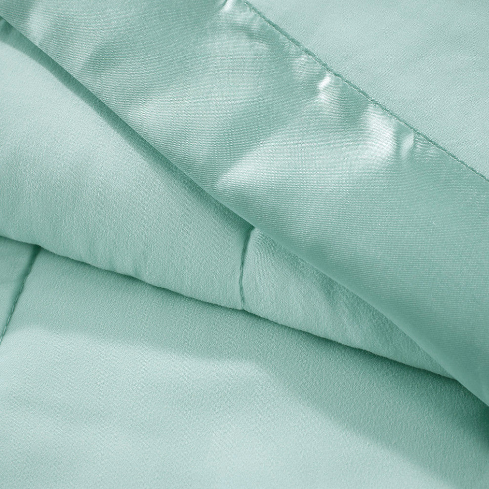 Madison Park Windom Lightweight Down Alternative Blanket With Satin Trim