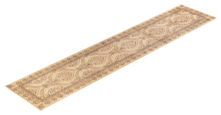 Dutta One-of-a-Kind Hand-Knotted Runner Ivory, 2'7"x12'4"