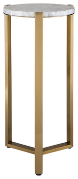 Uttermost Pietra Carrara Marble Drink Table