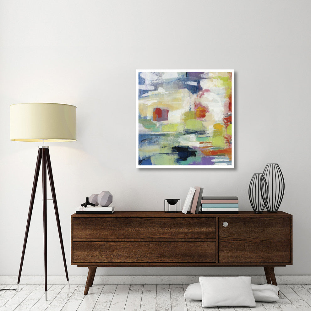"Island Town II" Digital Paper Print by Silvia Vassileva, 38"x38"