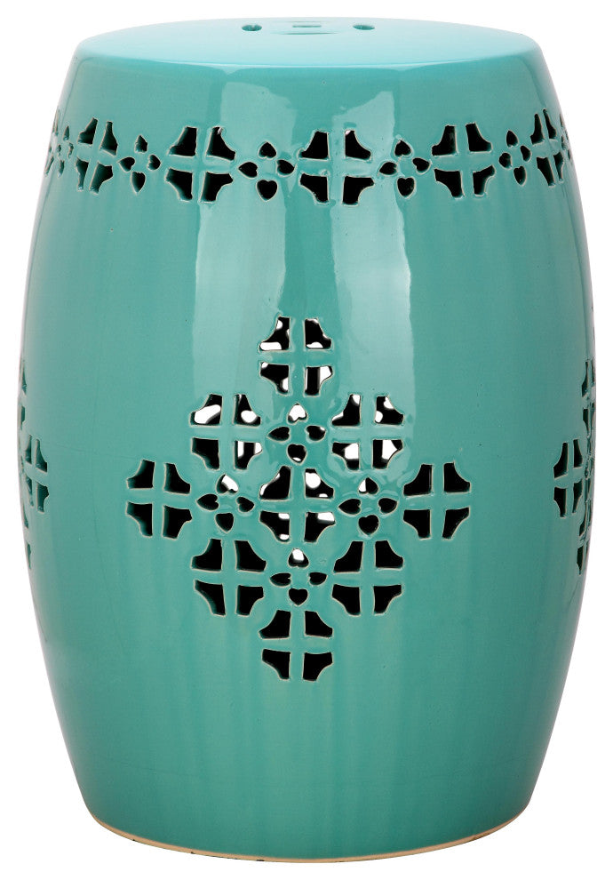 Safavieh Quatrefoil Garden Stool