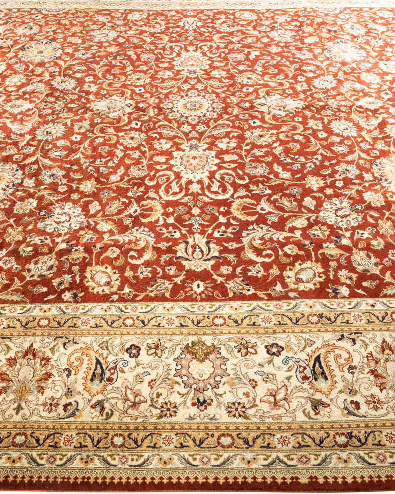 Mogul, One-of-a-Kind Hand-Knotted Area Rug Orange, 9' 1" x 12' 1"