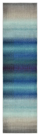 Rug Unique Loom Estrella Blue Runner 2' 7 x 10' 0